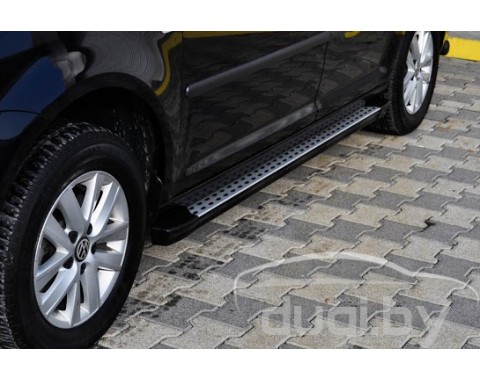 Защита порогов подножки KURE для Volkswagen Caddy (к.б.)